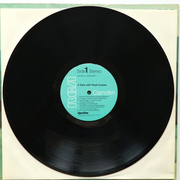 Floyd Cramer – A Date With Floyd Cramer - RCA Camden CXS-9016 - 1972 12" LP - Picture 5 of 12